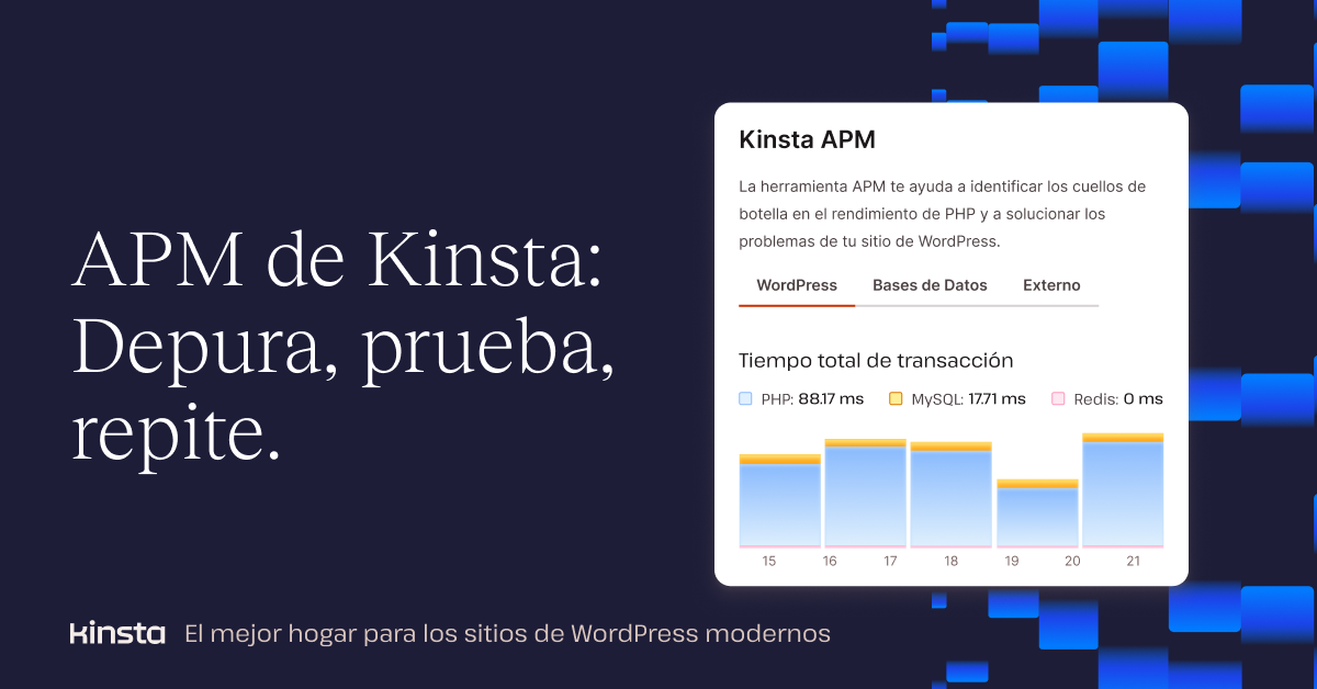 Kinsta APM Herramienta de monitoreo de aplicaciones para WordPress